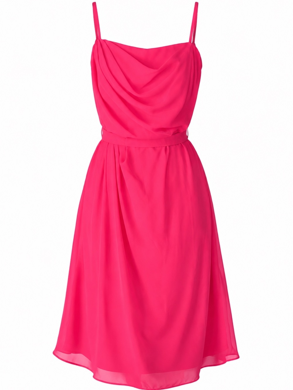 After Six Slip Dress-cocktail- Barbiecore— Hot Pink-12